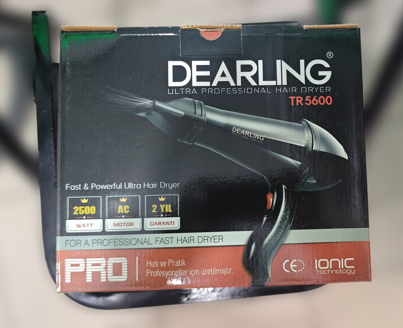 Dearling TR-5600 Ultra Professional Fön Makinesi — üçüncü açı
