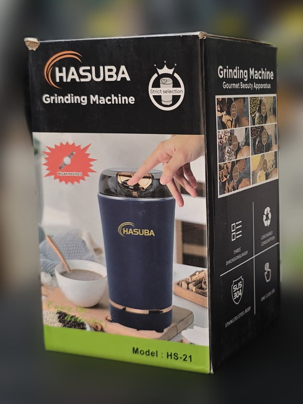 HASUBA HS-21 Öğütücü — üçüncü açı
