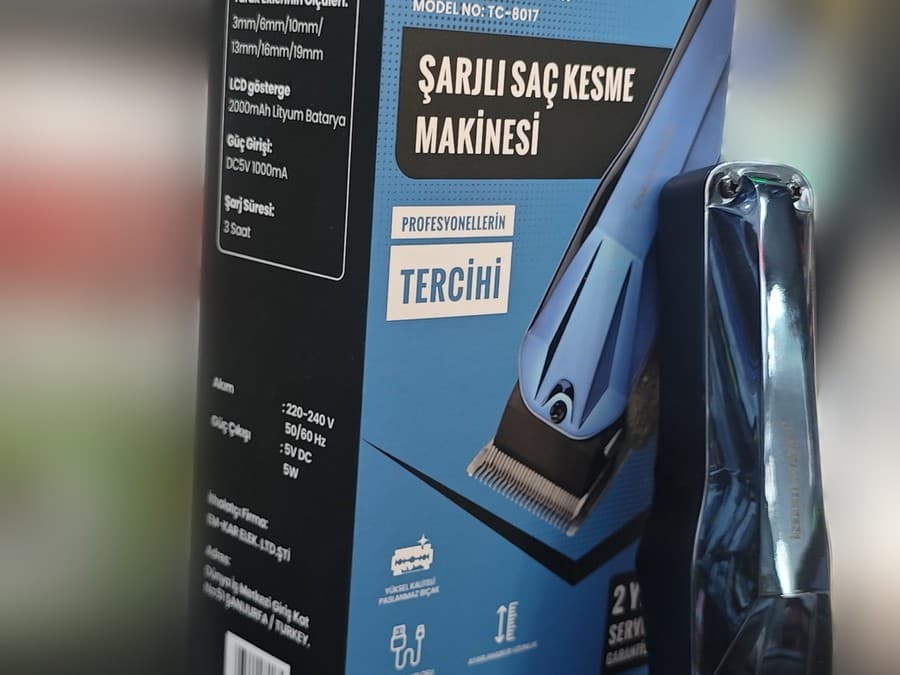 İnter Mac3 TC-8017 Şarjlı Saç Kesme Makinesi — 2