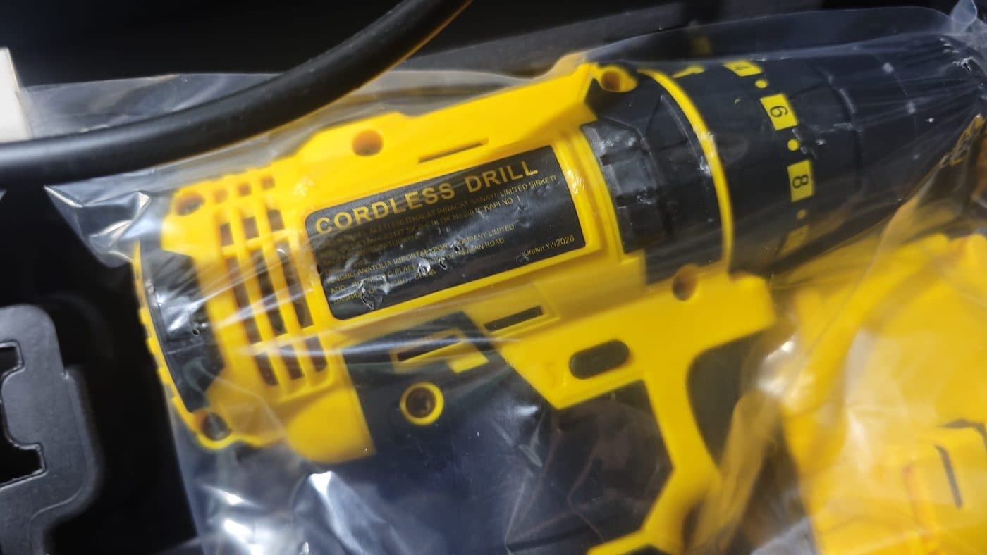 Cordless Drill Şarjlı Matkap Seti — i̇kinci açı