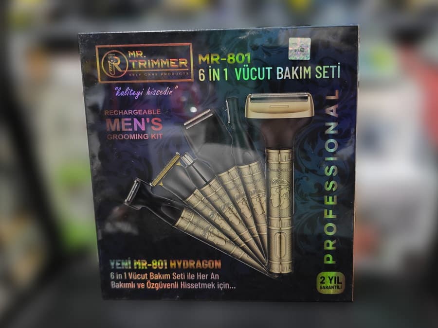 Mr. Trimmer MR-801 Hydragon 6in1 Vücut Bakım Seti — 2