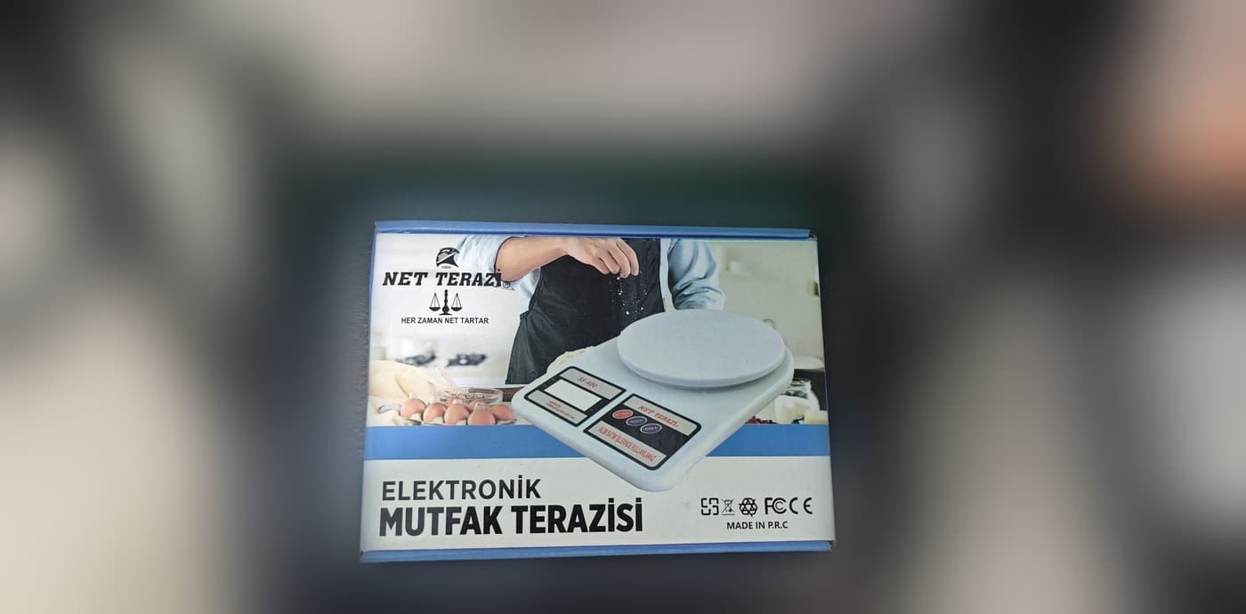 NET Terazi SF-400 Elektronik Mutfak Terazisi — üçüncü açı