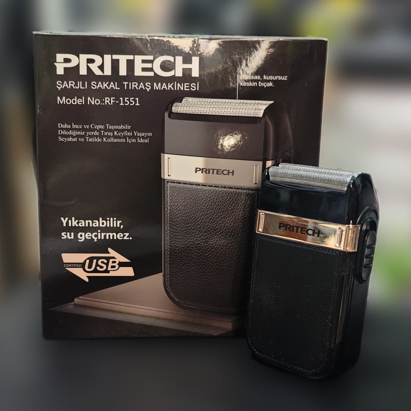 PRITECH RF-1551 Şarjlı Sakal Traş Makinesi — i̇kinci açı