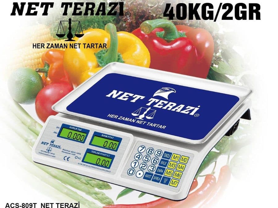 NET Terazi ACS-809T dijital elektronik terazi