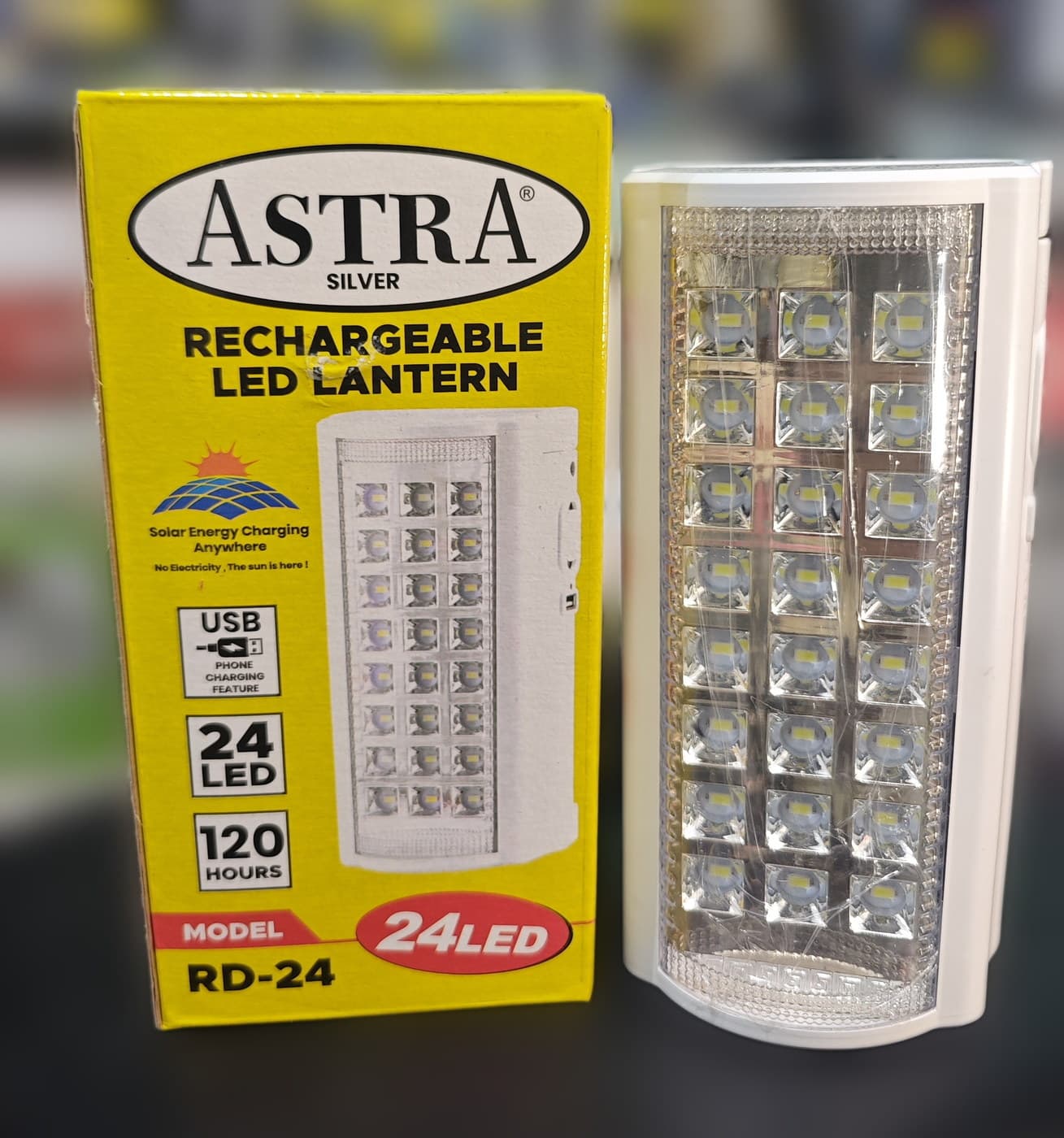 ASTRA Silver RD-24 Şarjlı LED Lamba — ürün görünümü