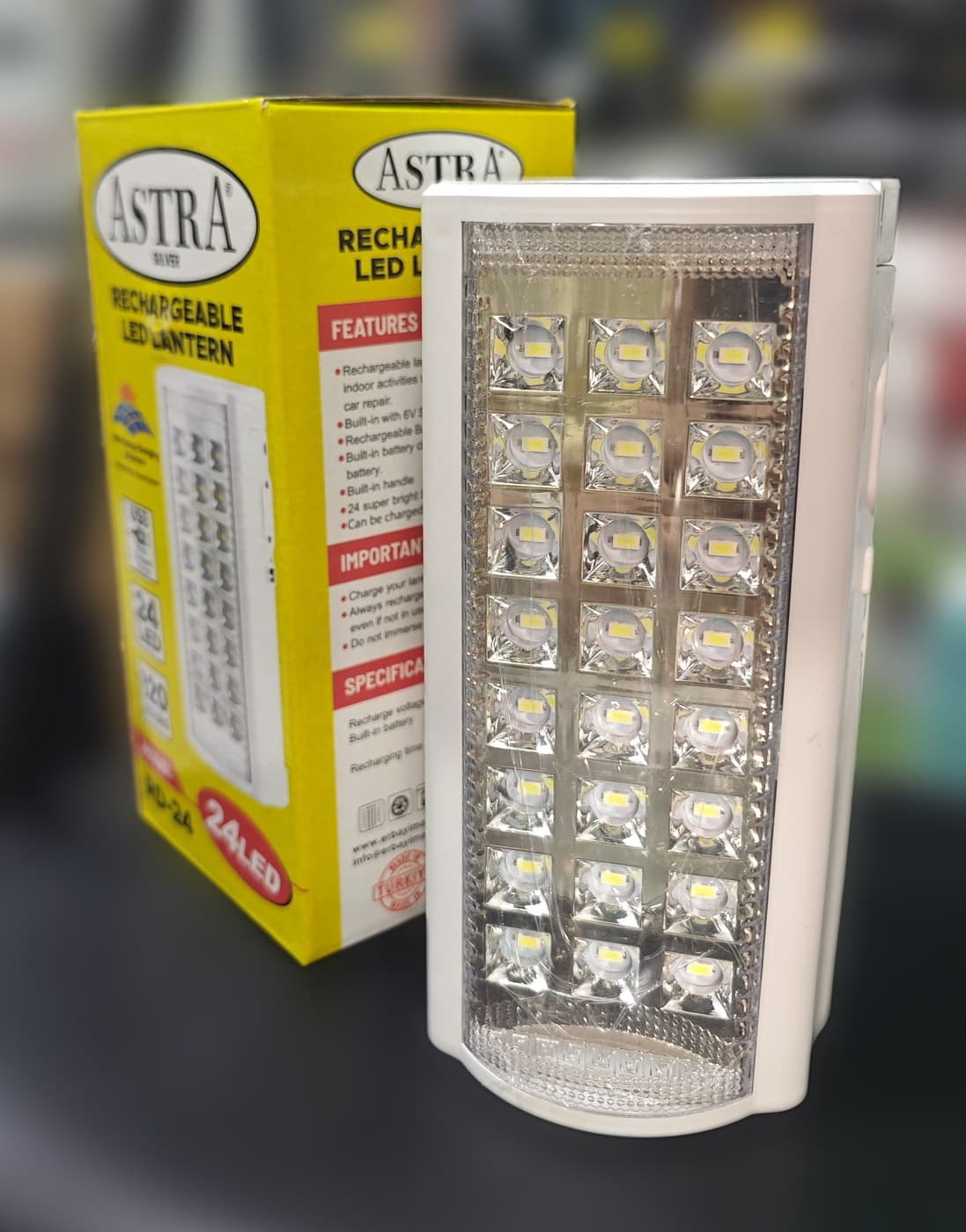 ASTRA Silver RD-24 Şarjlı LED Lamba — üçüncü açı