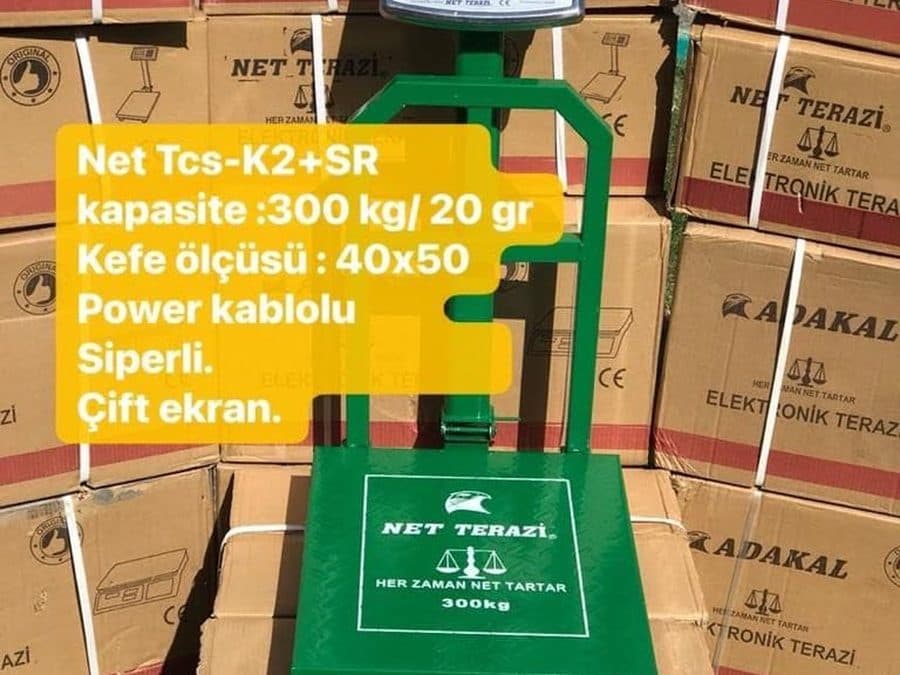 NET Terazi TCS-K2+SR Siperli Baskül