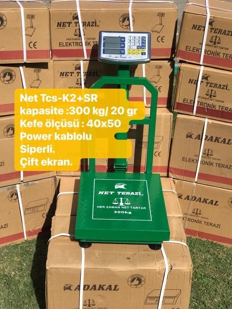 NET Terazi TCS-K2+SR Siperli Baskül — ürün görünümü