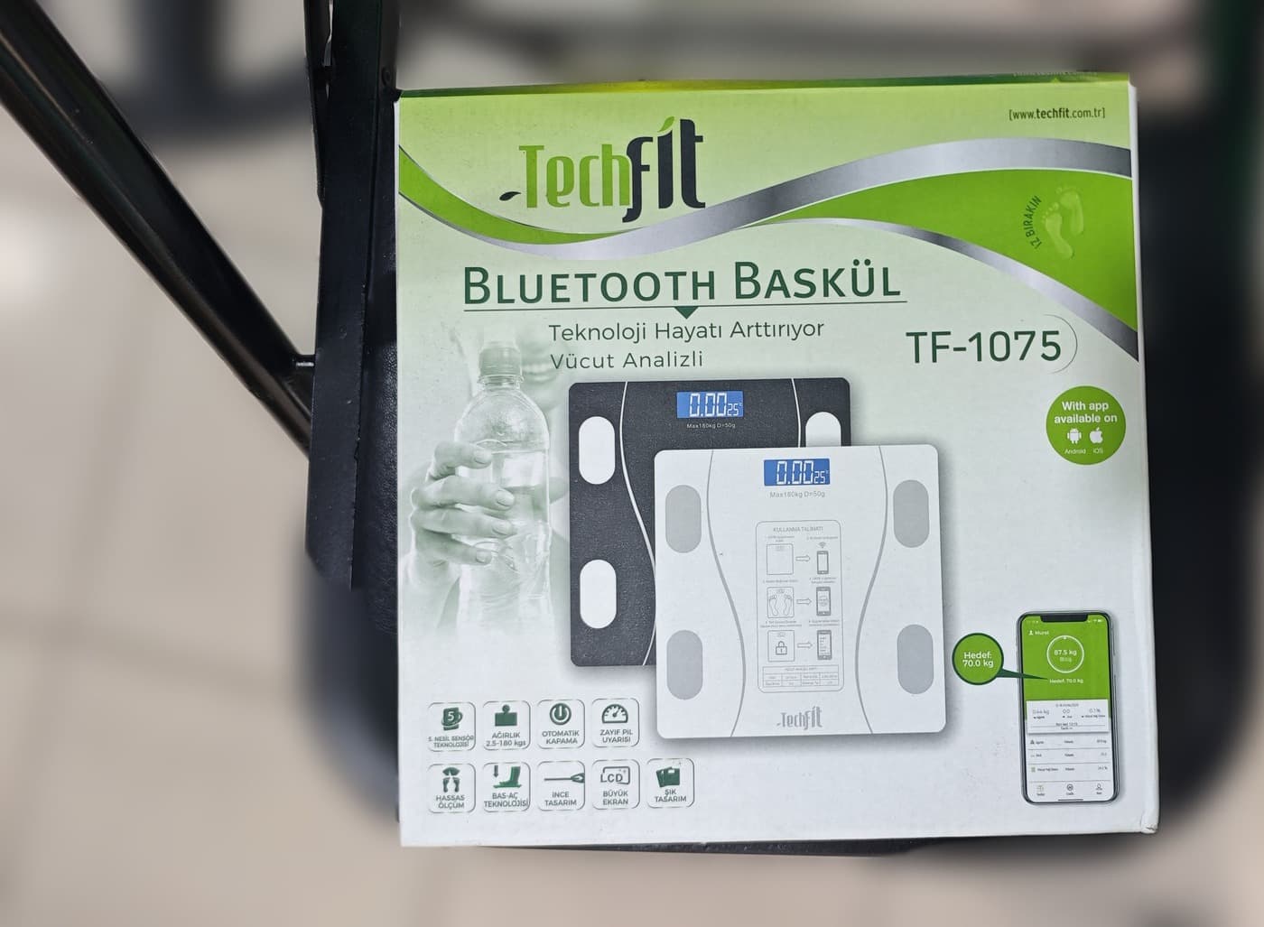 TechFit TF-1075 Bluetooth Baskül — ürün görünümü