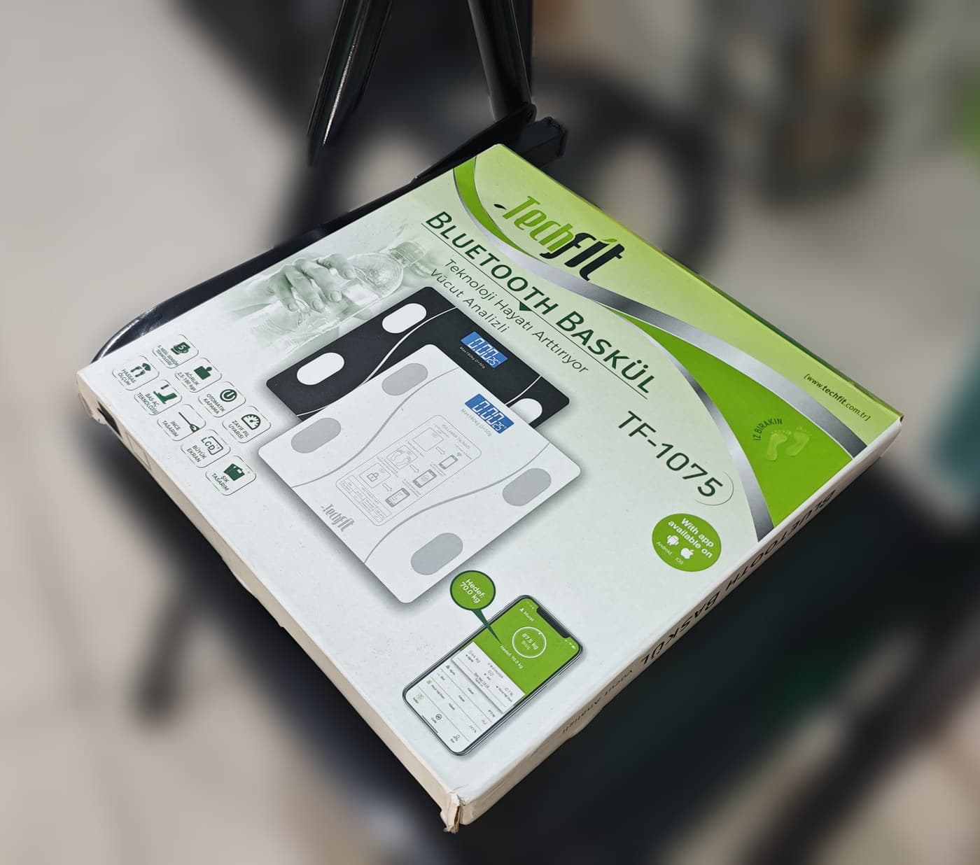 TechFit TF-1075 Bluetooth Baskül — dördüncü açı