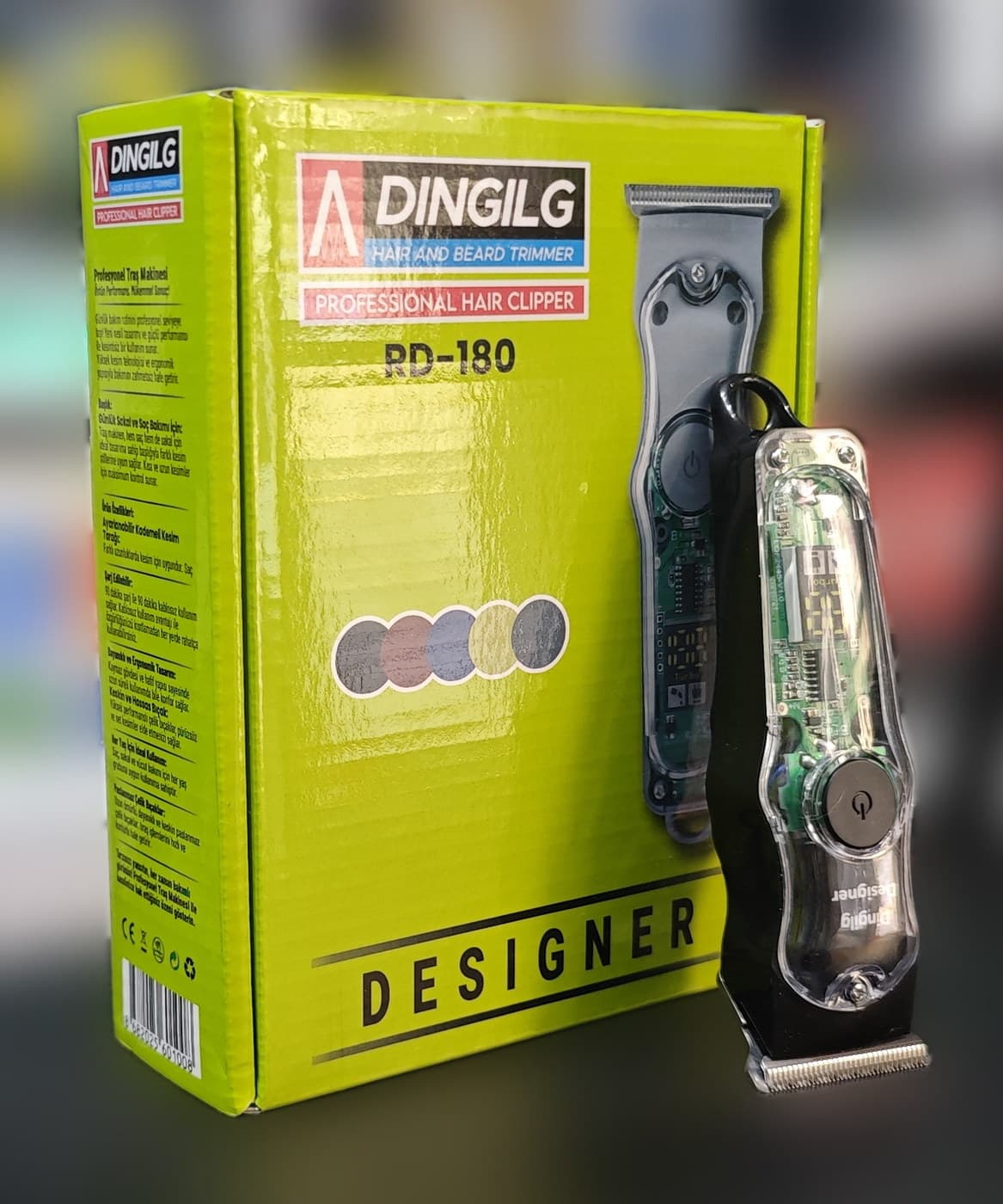 DINGILG RD-180 Designer Traş Makinesi — beşinci açı