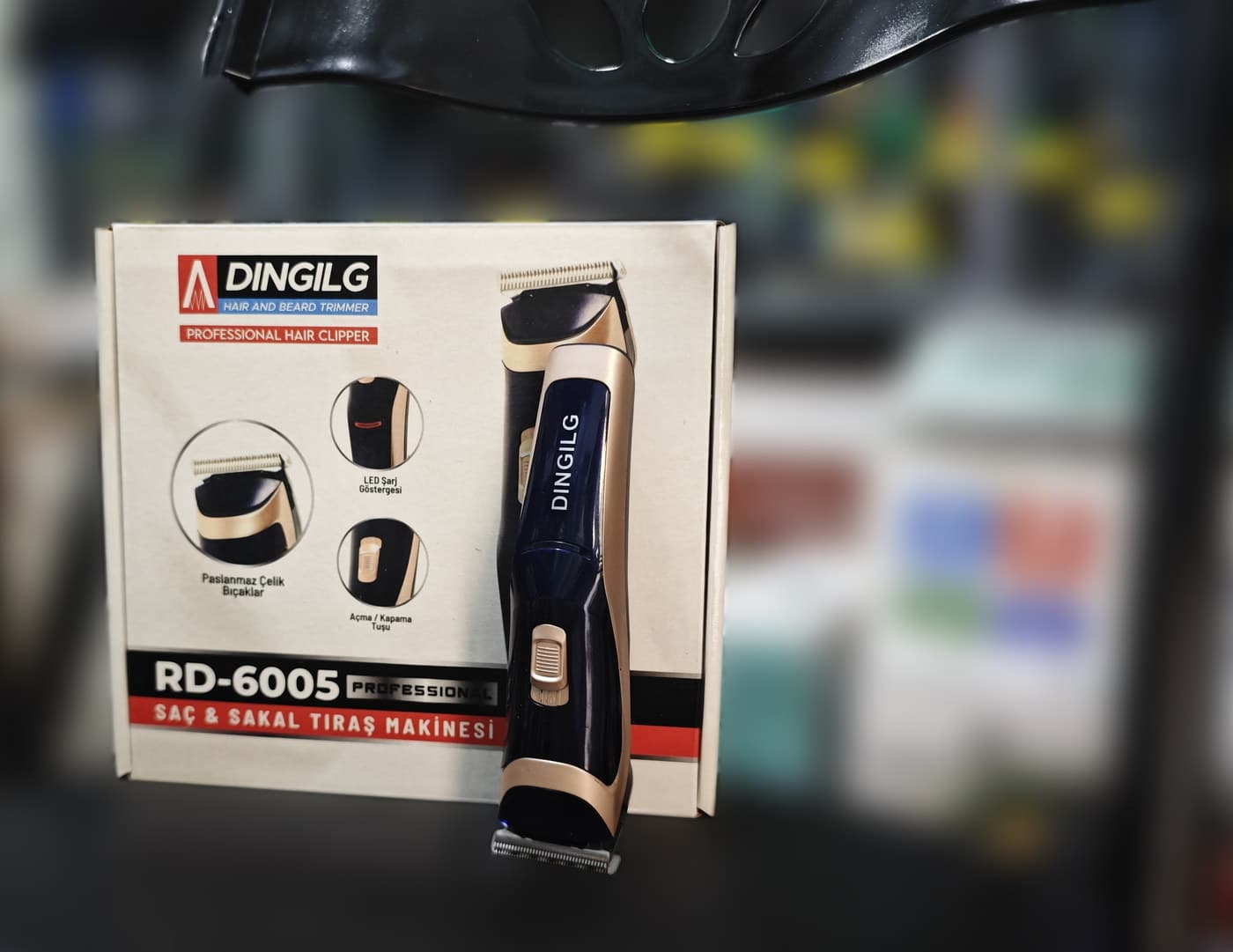 DINGILG RD-6005 Saç & Sakal Traş Makinesi — dördüncü açı