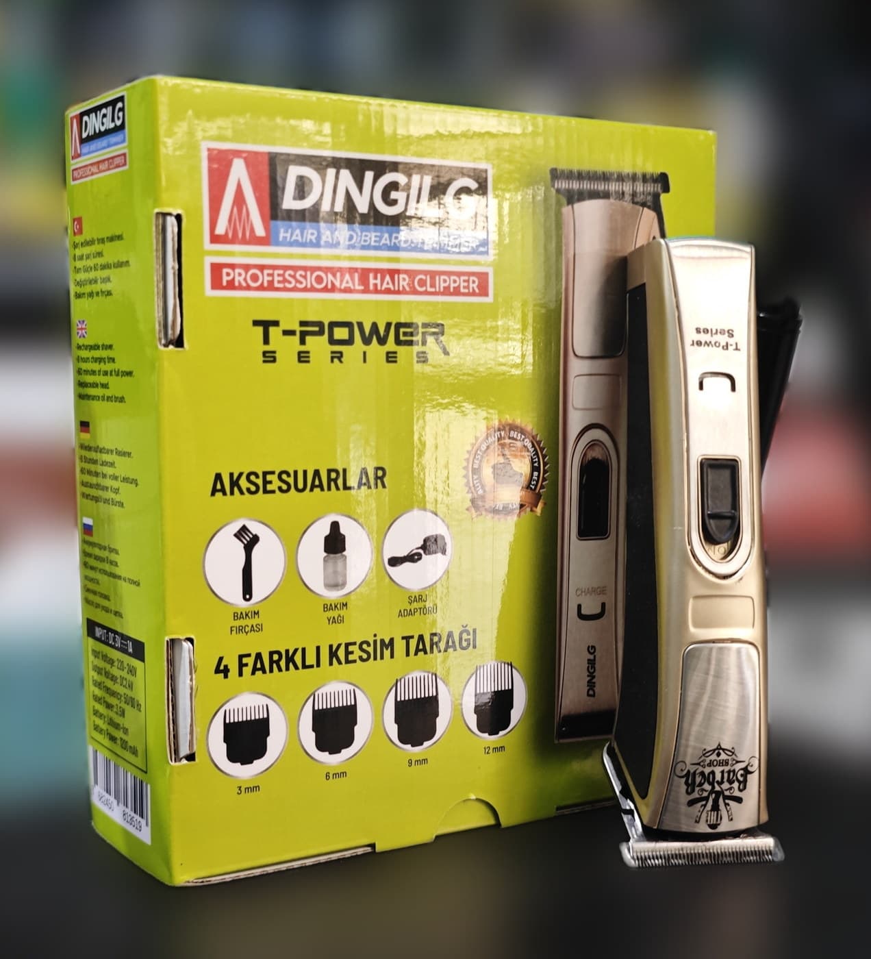 DINGILG T-Power Series Traş Makinesi — beşinci açı