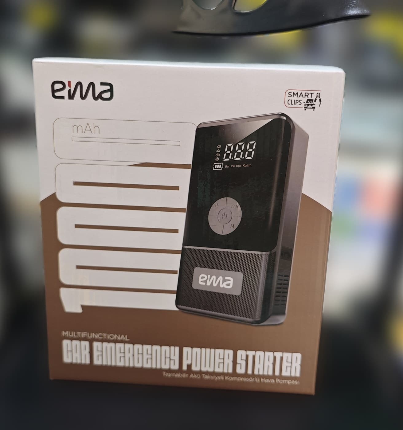 EIMA Akü Takviye Cihazı + Kompresör — üçüncü açı