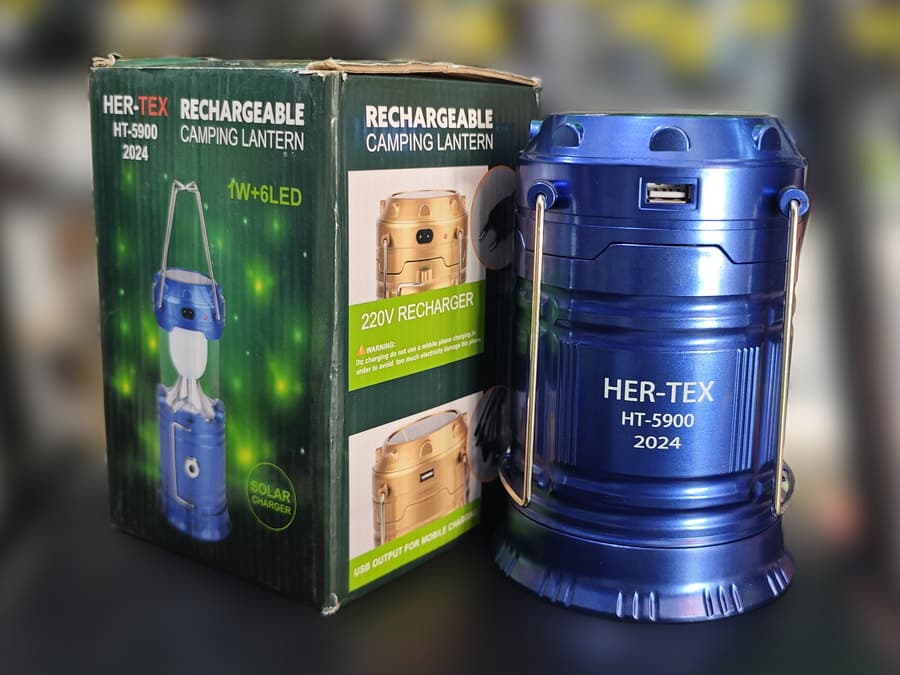Her-Tex HT-5900 Şarjlı Kamp Lambası