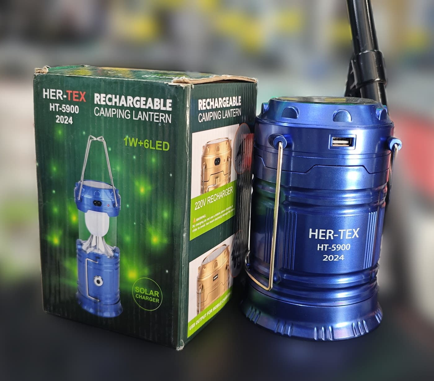 Her-Tex HT-5900 Şarjlı Kamp Lambası — i̇kinci açı