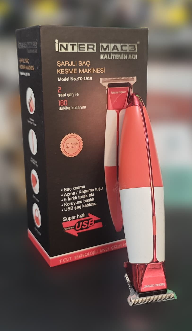 İnter Mac3 TC-1919 Saç Kesme Makinesi — dördüncü açı