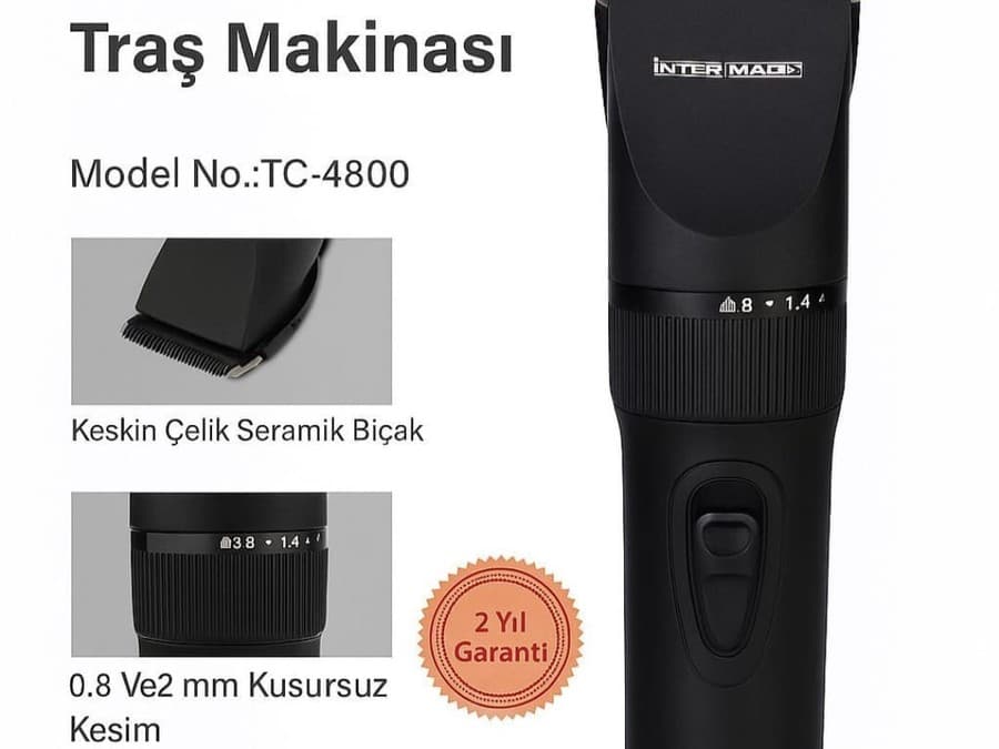 İnter Mac3 TC-4800 Profesyonel Traş Makinesi