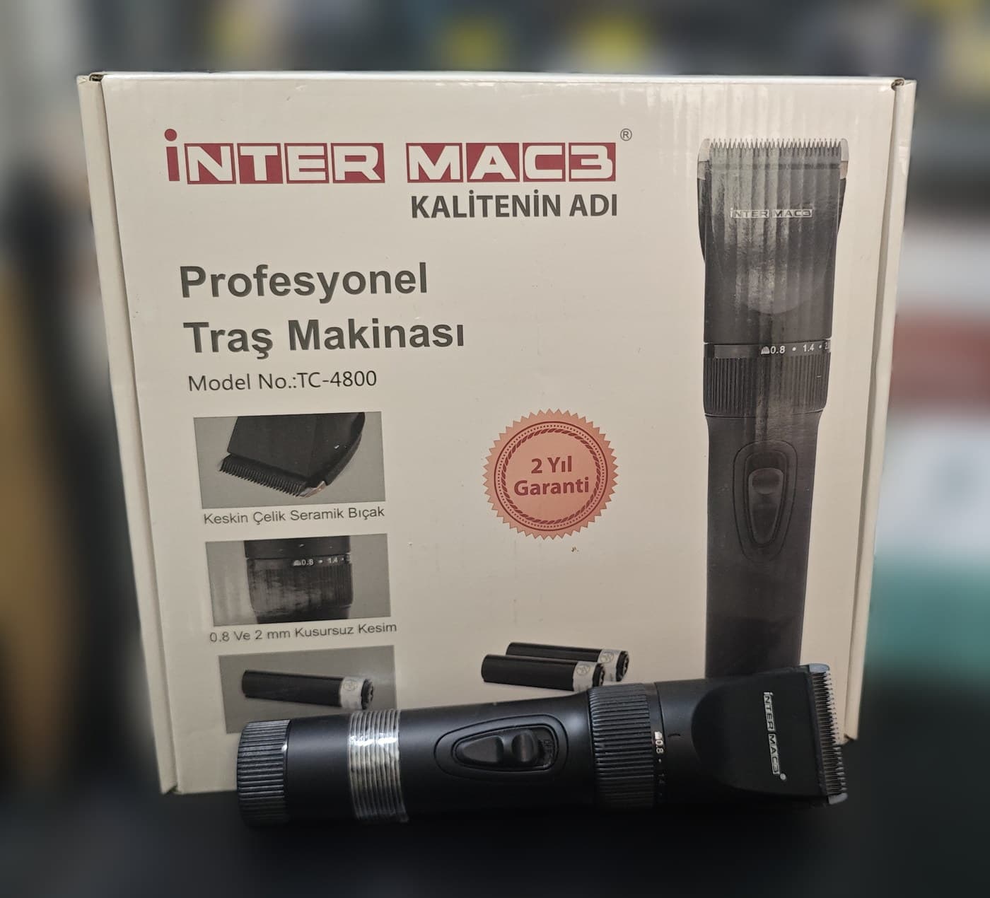 İnter Mac3 TC-4800 Profesyonel Traş Makinesi — i̇kinci açı