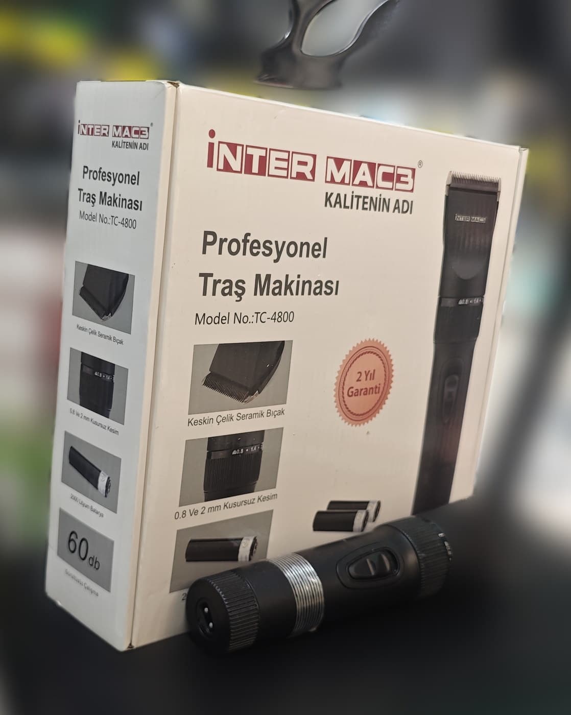 İnter Mac3 TC-4800 Profesyonel Traş Makinesi — dördüncü açı