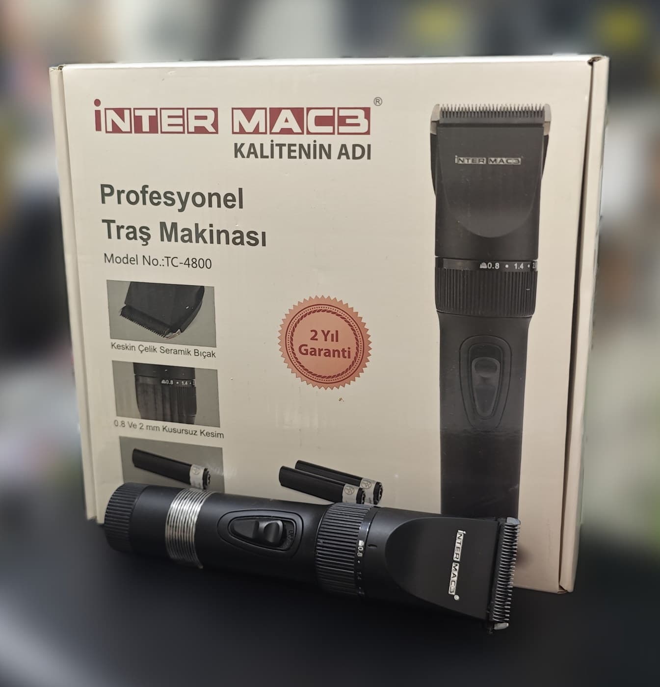 İnter Mac3 TC-4800 Profesyonel Traş Makinesi — beşinci açı