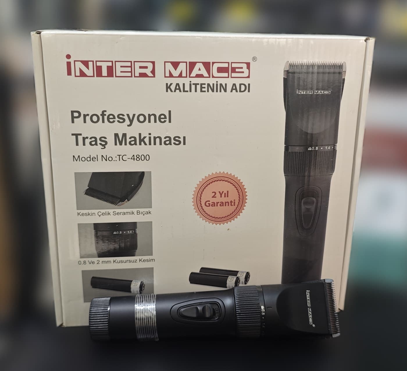 İnter Mac3 TC-4800 Profesyonel Traş Makinesi — altıncı açı
