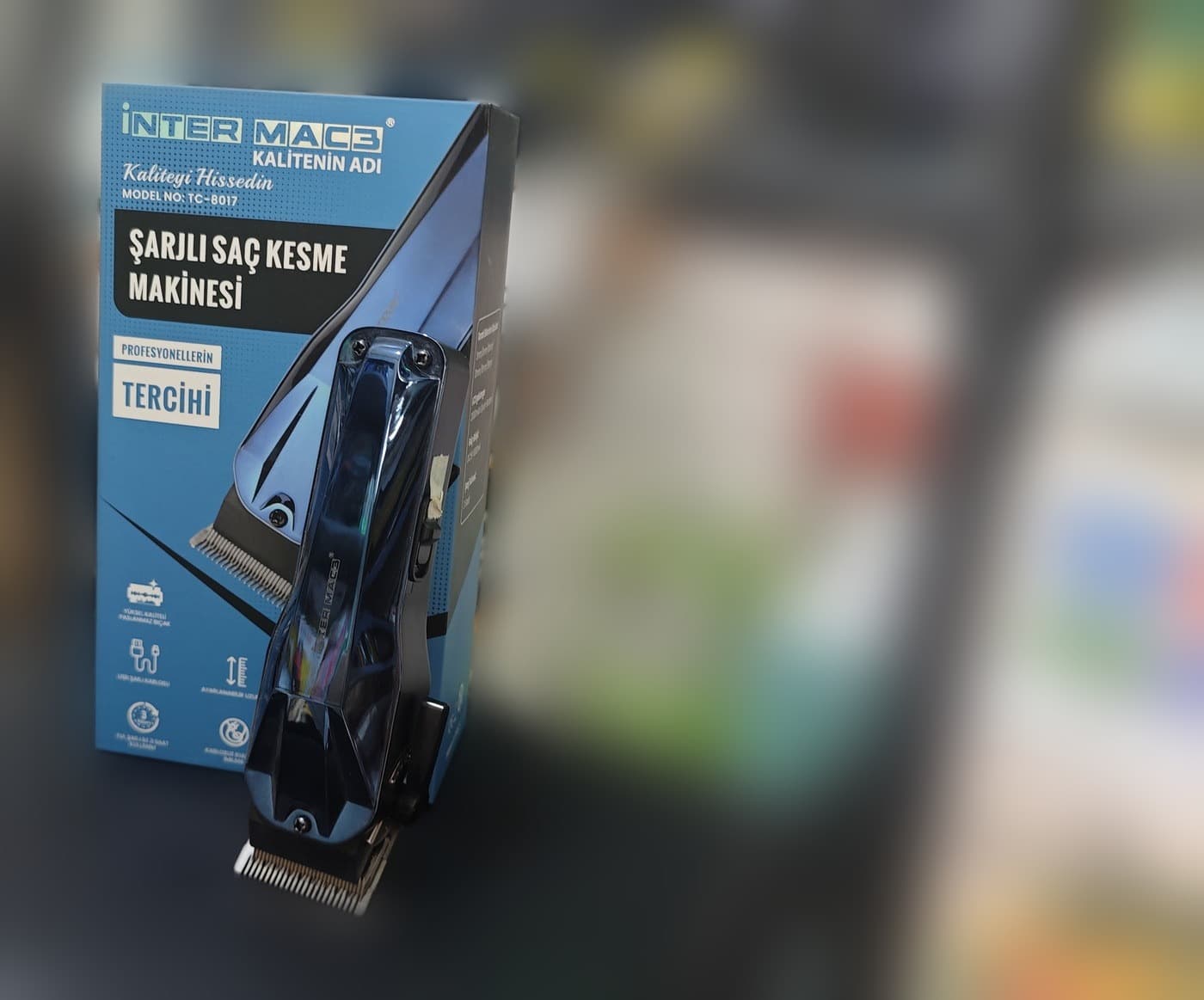 İnter Mac3 TC-8017 Şarjlı Saç Kesme Makinesi — beşinci açı