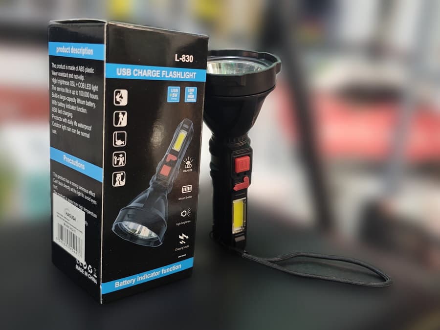 L-830 USB Şarjlı El Feneri