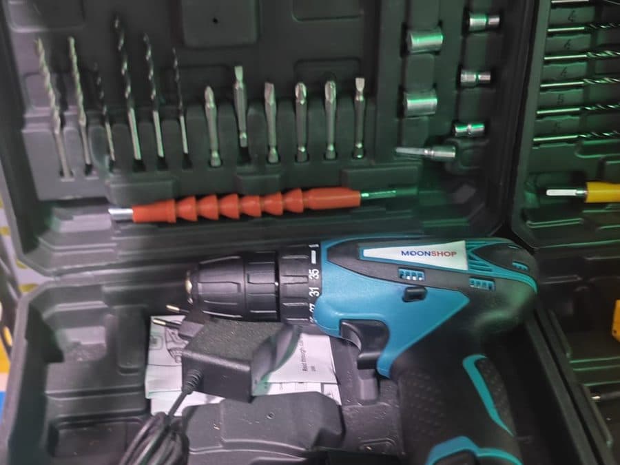 MOONSHOP 12V Şarjlı Darbeli Matkap Seti