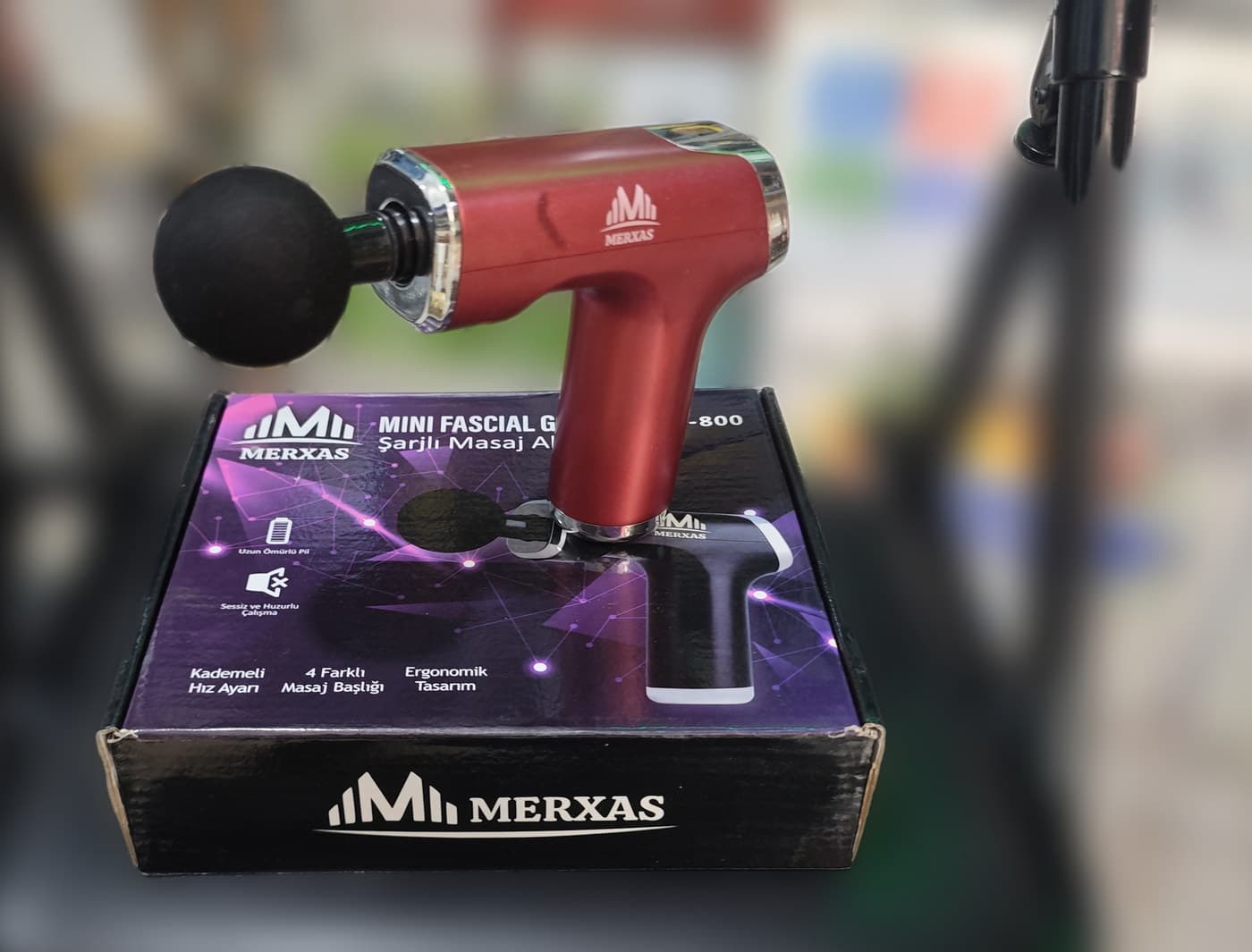 MERXAS KH-800 Mini Fascial Gun — dördüncü açı