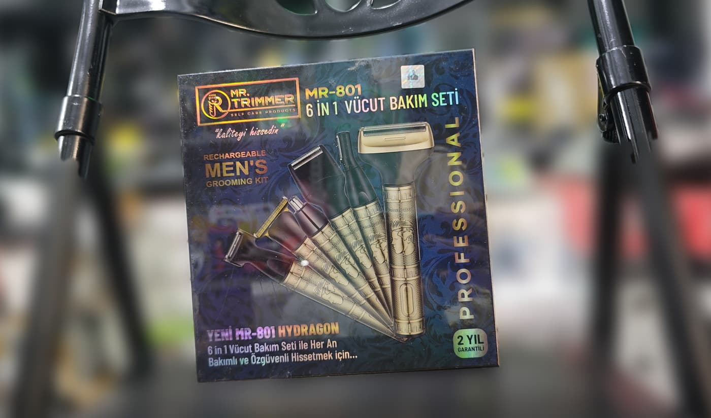 Mr. Trimmer MR-801 Hydragon 6in1 Vücut Bakım Seti — ürün görünümü