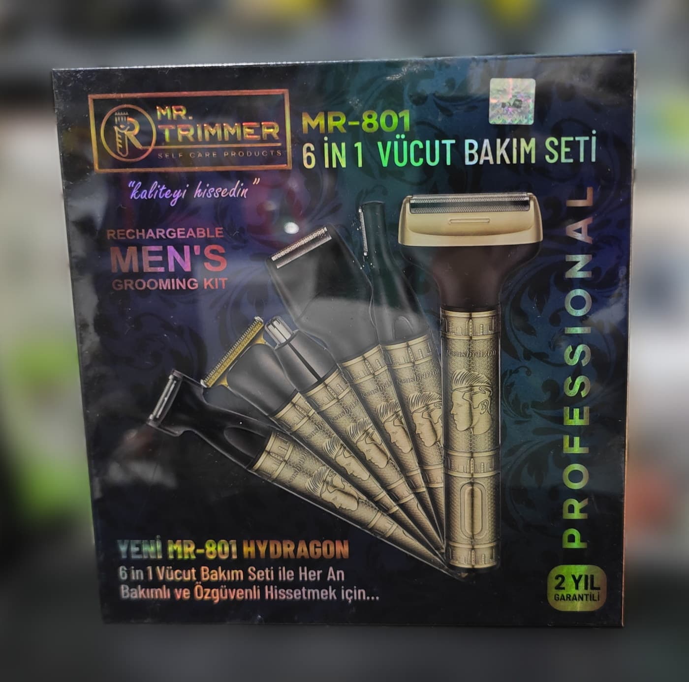 Mr. Trimmer MR-801 Hydragon 6in1 Vücut Bakım Seti — i̇kinci açı