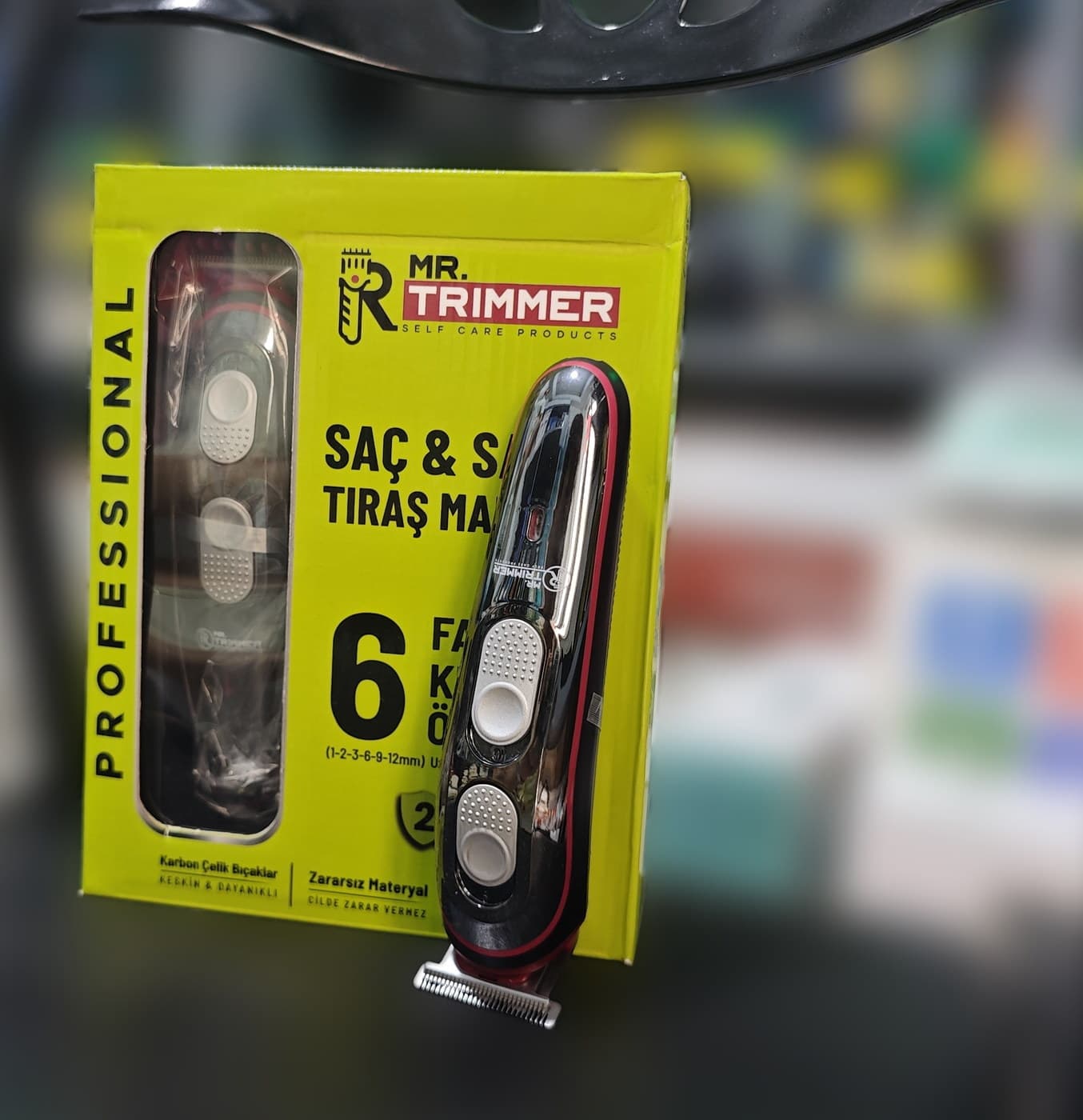 Mr. Trimmer Professional Saç & Sakal Traş Makinesi — üçüncü açı