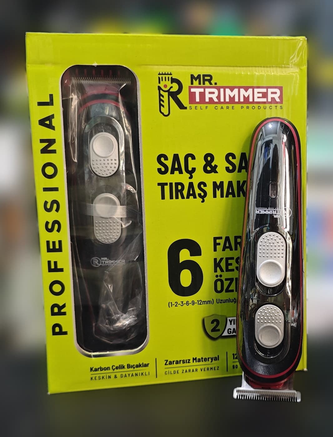 Mr. Trimmer Professional Saç & Sakal Traş Makinesi — beşinci açı