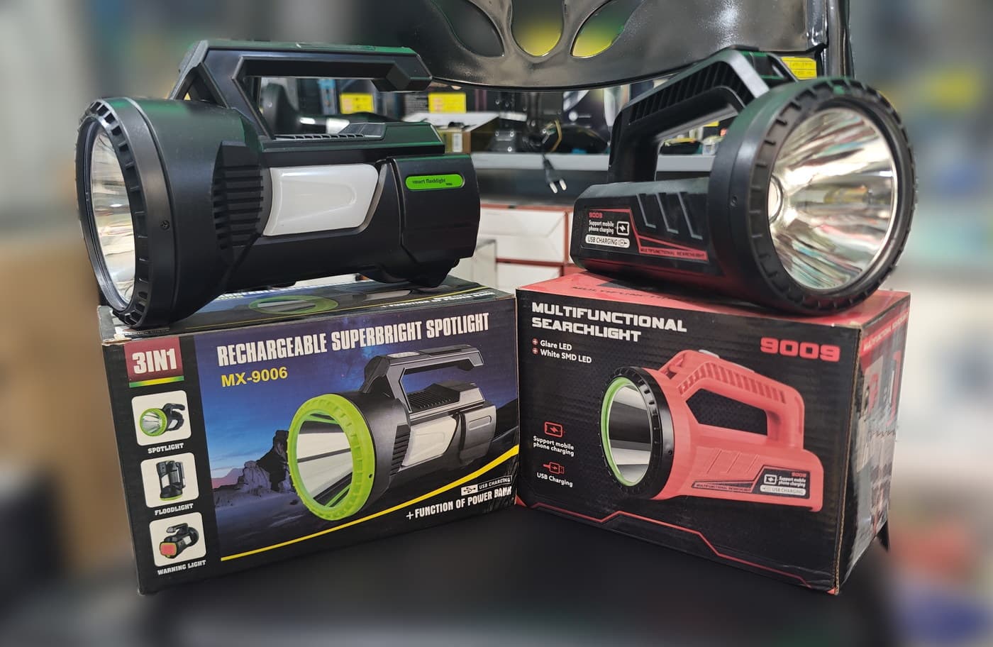 Multifunctional Searchlight Şarjlı Işıldak — ürün görünümü