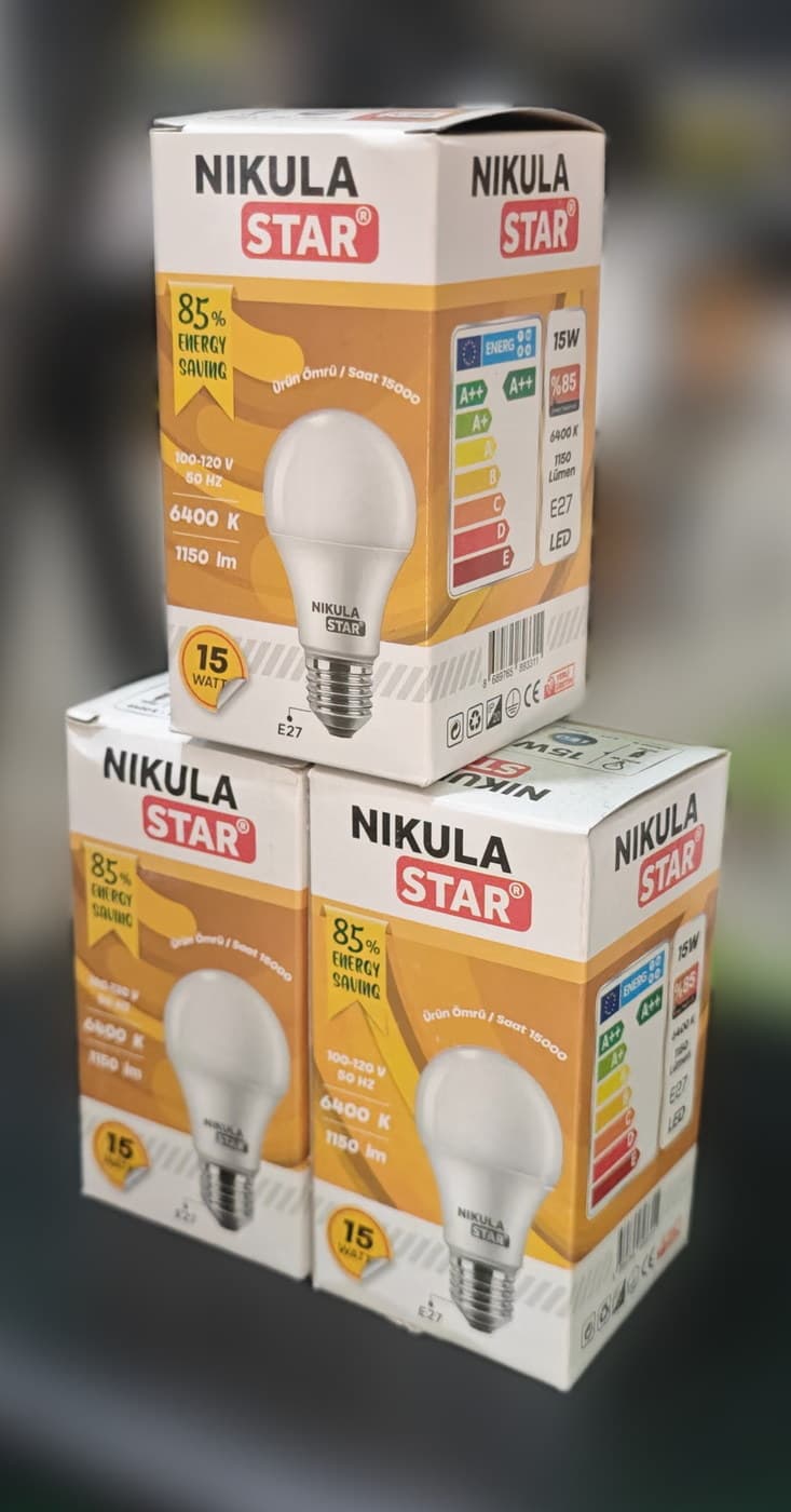 Nikula Star 15W LED Ampul — üçüncü açı