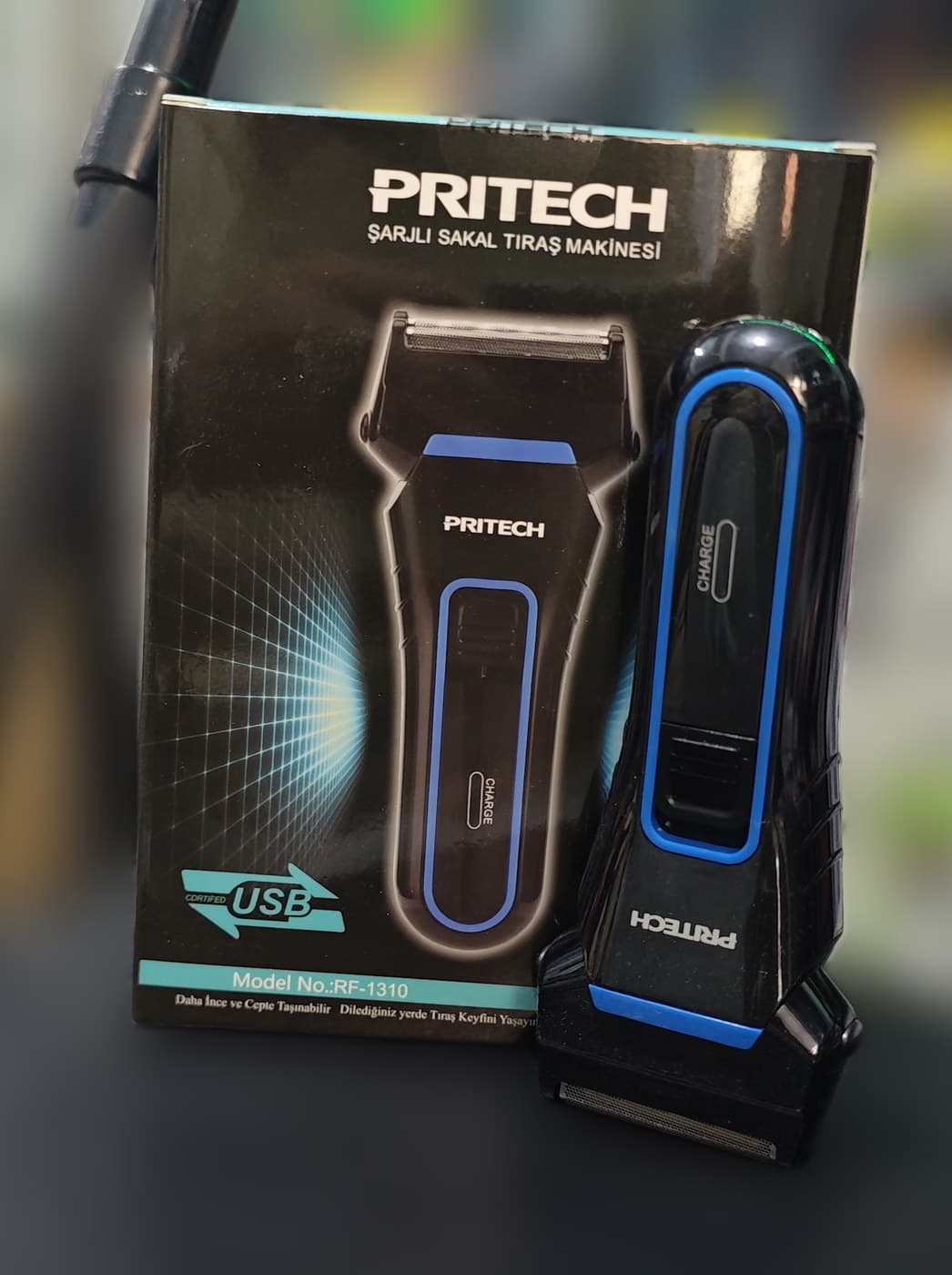 PRITECH Şarjlı Sakal Traş Makinesi — beşinci açı