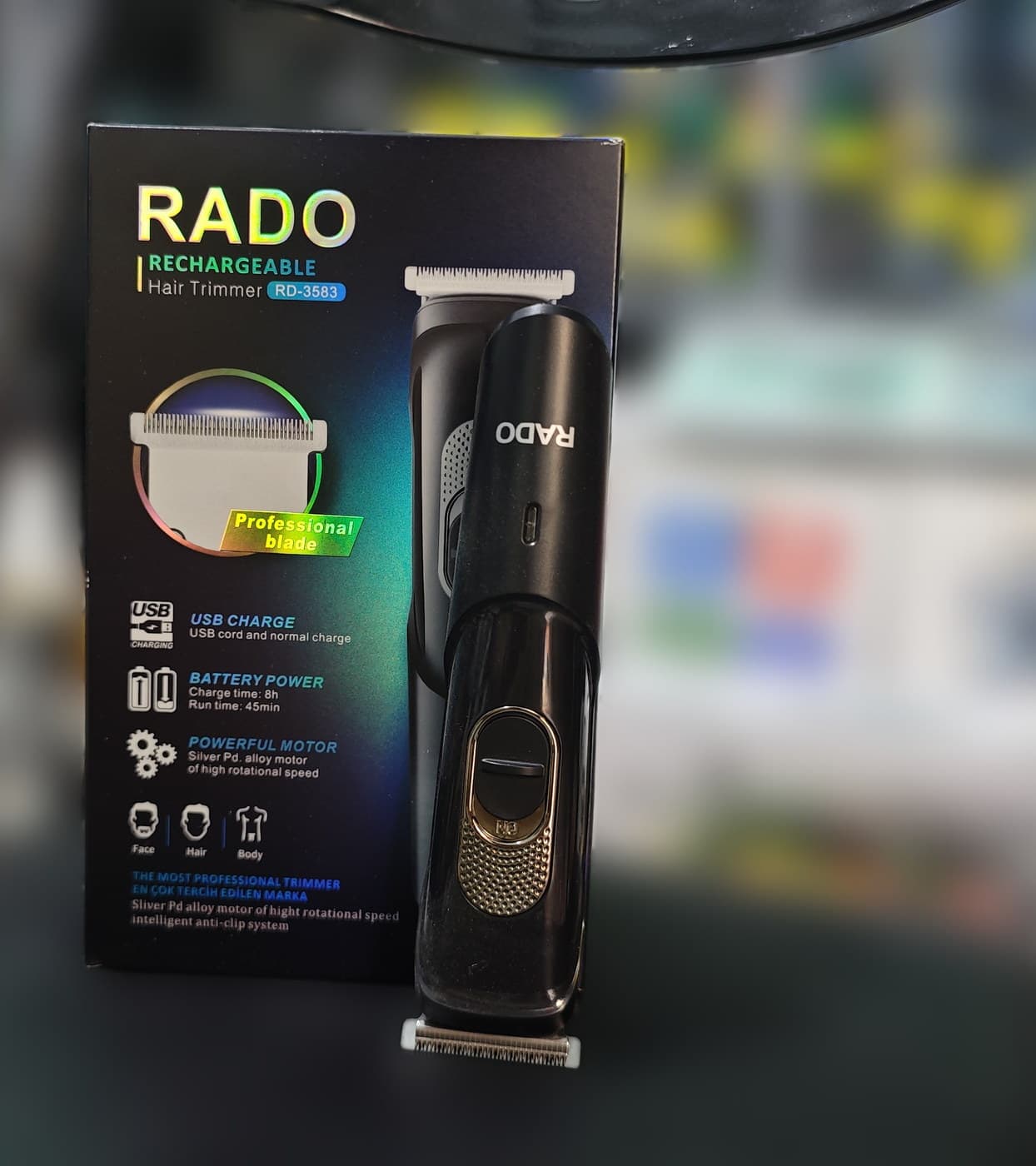 RADO RD-3583 Saç & Sakal Traş Makinesi — üçüncü açı