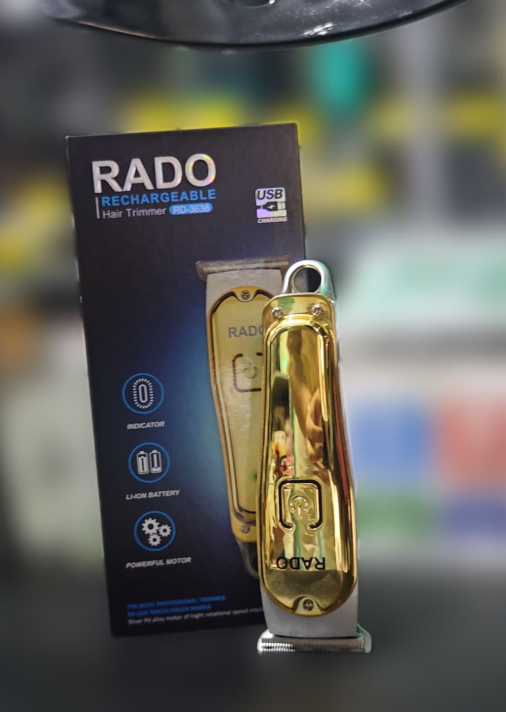 RADO RD-3638 Şarjlı Traş Makinesi — üçüncü açı