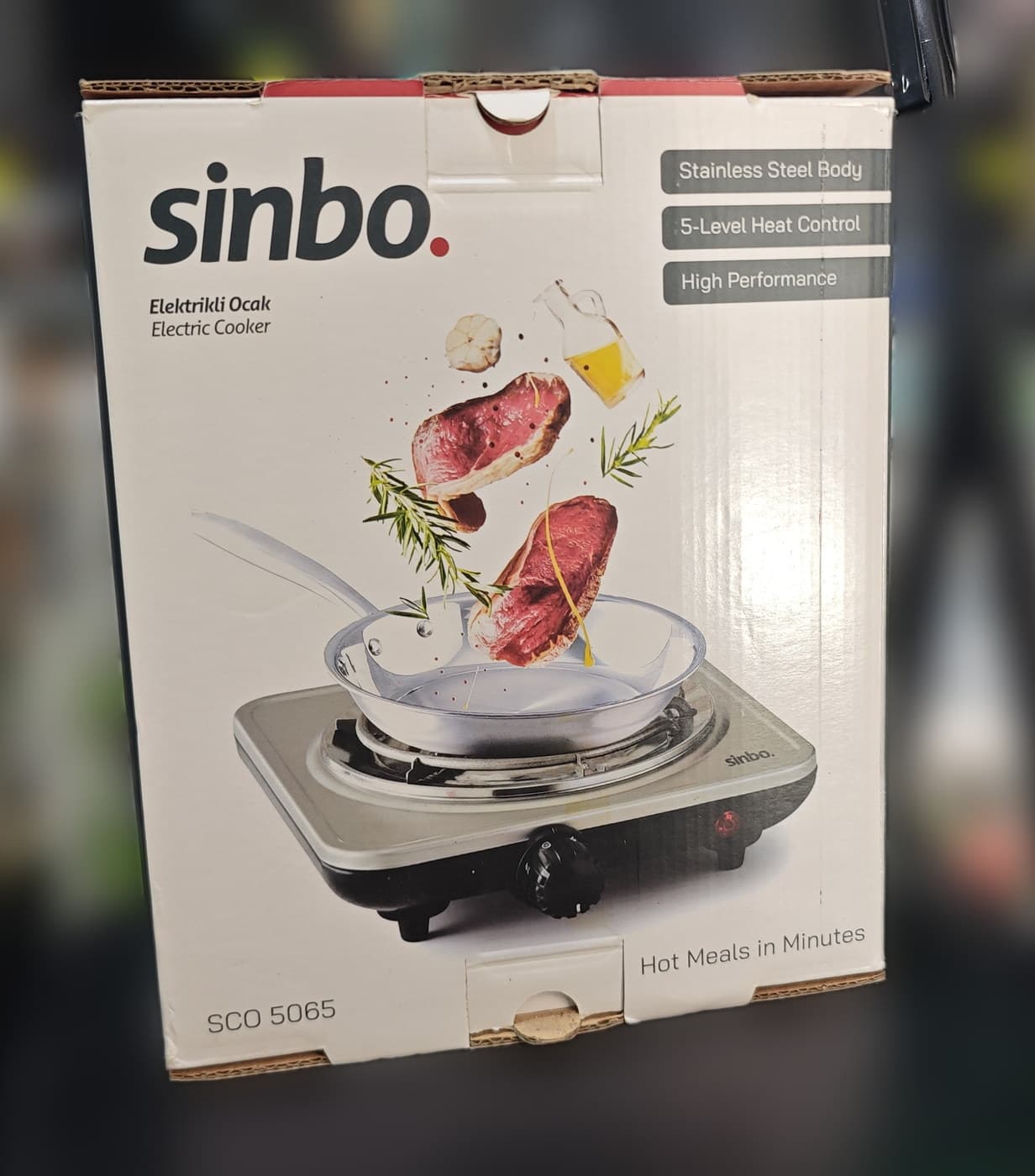Sinbo SCO 5065 Elektrikli Ocak — üçüncü açı