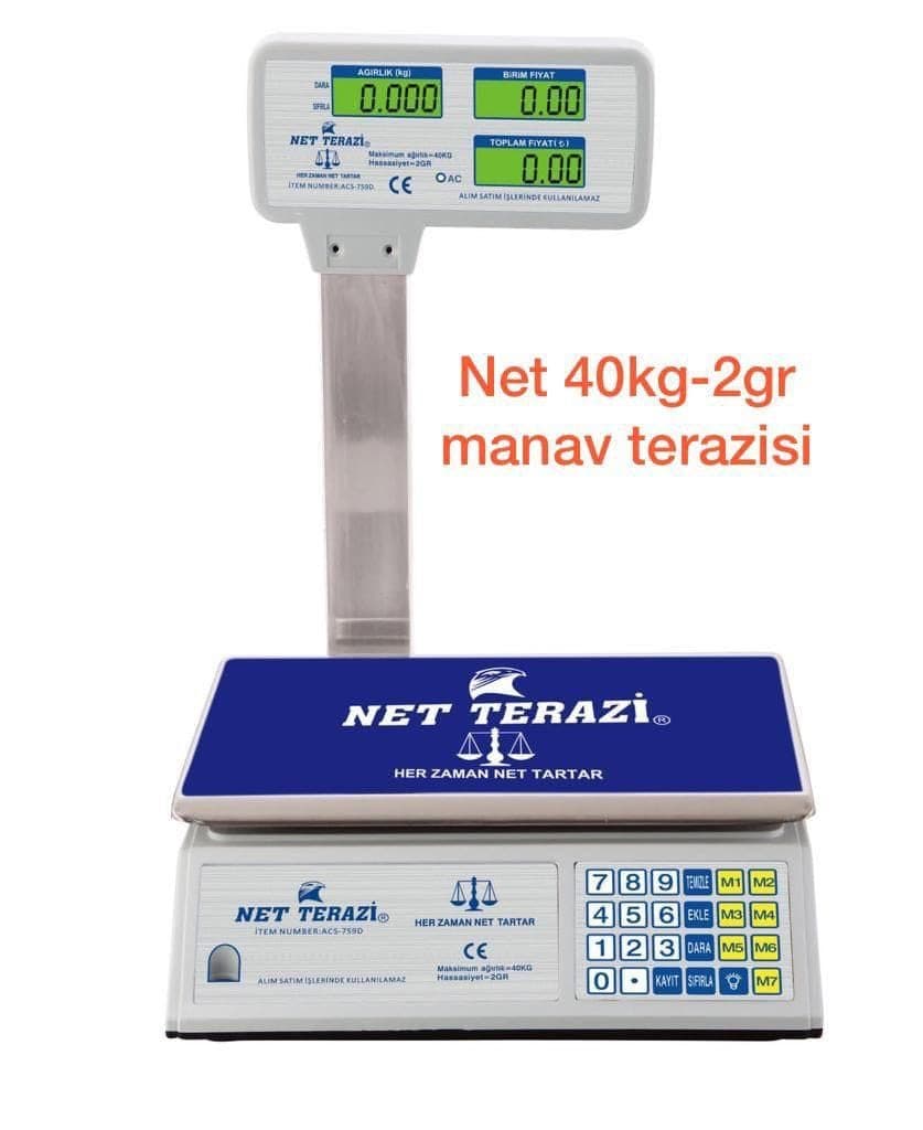 NET Terazi ACS-759D Direkli Manav Terazisi — i̇kinci açı