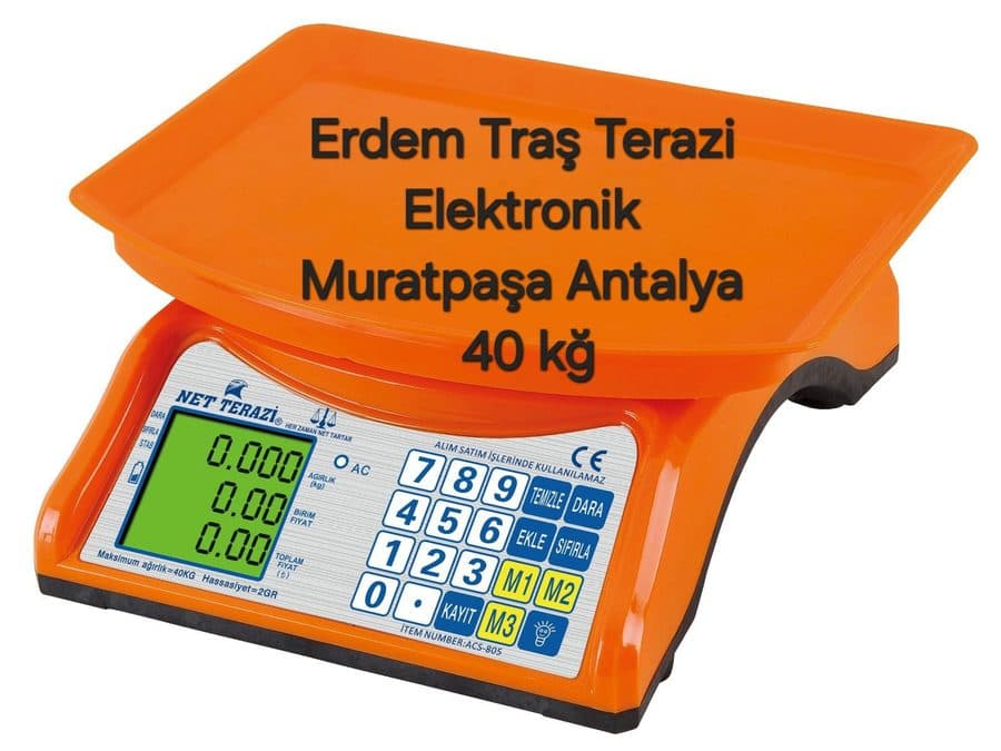 NET Terazi ACS-805 Turuncu Siperli Dijital Terazi