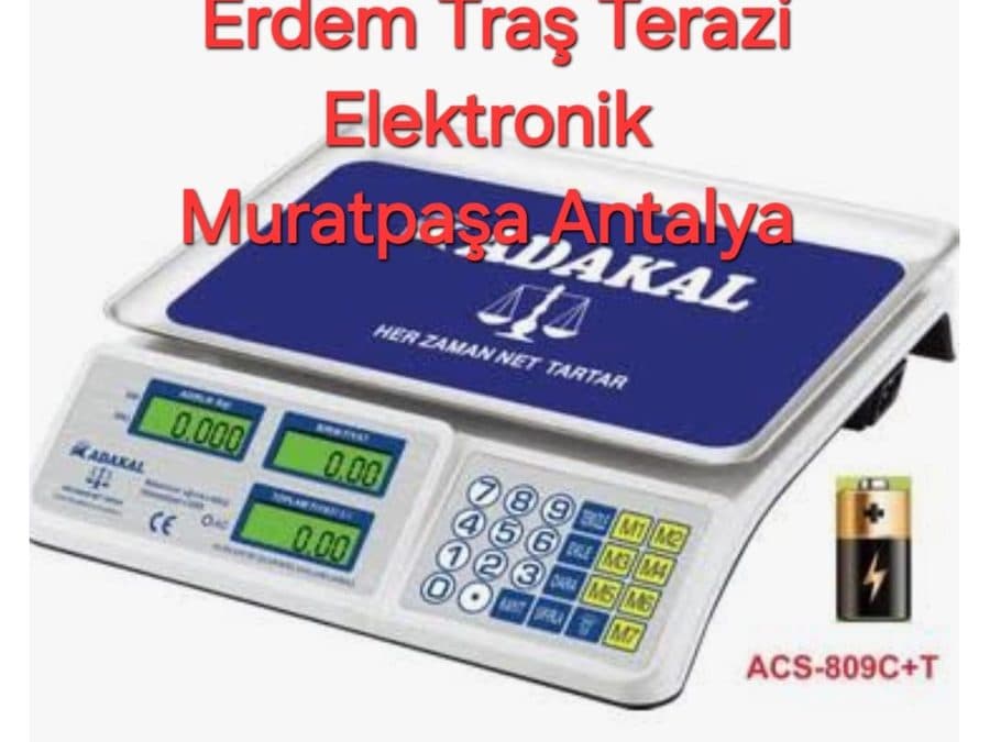 ADAKAL ACS-809C+T Akülü Elektronik Terazi