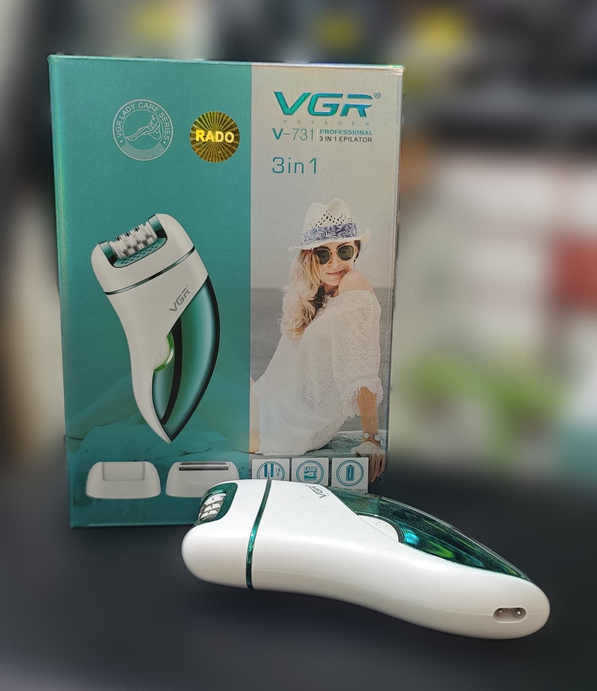 VGR V-731 3'ü 1 Arada Epilatör — beşinci açı