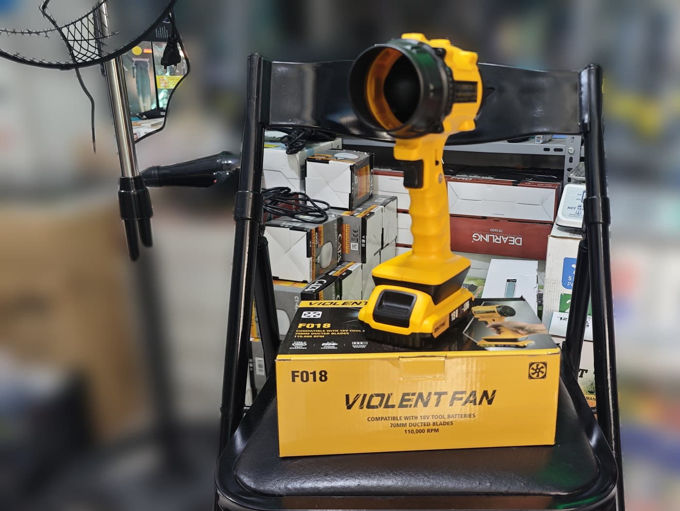 Violent Fan F018 Şarjlı Vantilatör — beşinci açı