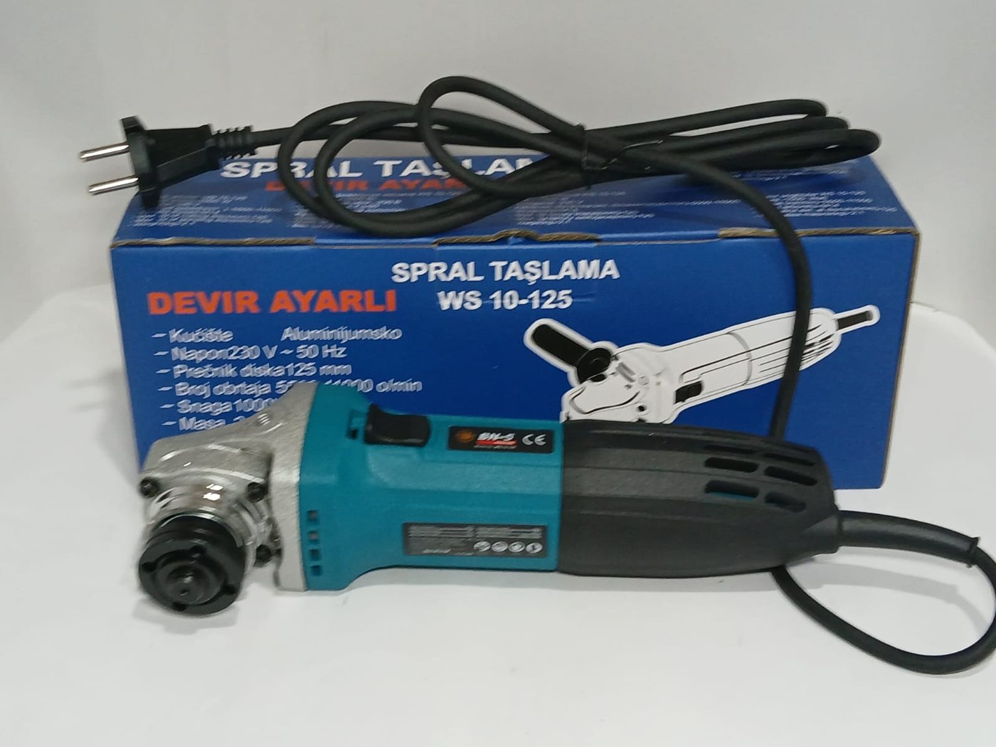 Devir Ayarlı Spiral Taşlama Antalya, 125 mm 1000W — BN-5 — görsel 2/2