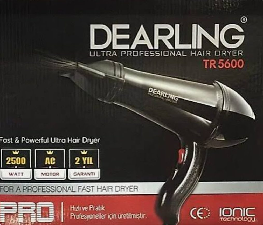 Profesyonel Fön Makinesi Antalya, 2500W AC Motor — Dearling — görsel 2/2