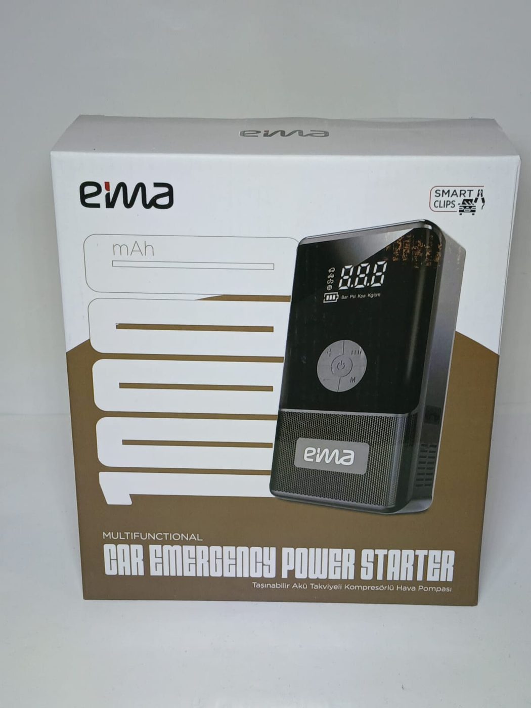 Araç Akü Takviye Cihazı Antalya, Kompresör ve Powerbank — EIMA — görsel 3/3