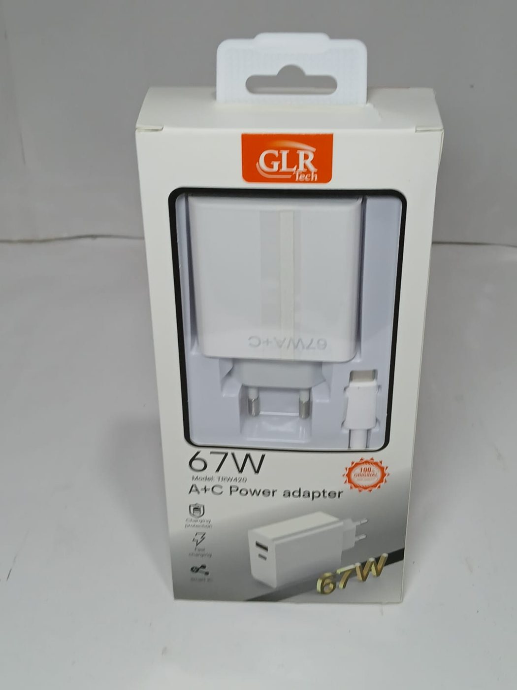 Hızlı Şarj Adaptörü Antalya, 67W USB-A + Type-C — GLR Tech — görsel 2/2
