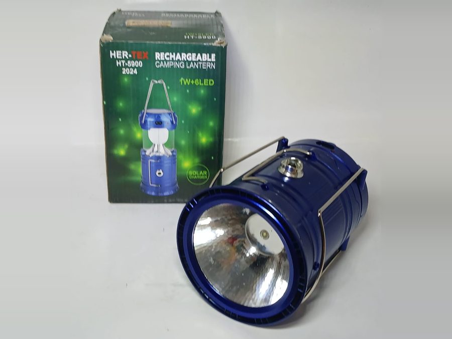 Şarjlı Kamp Lambası Antalya, 1W + 6 LED — Her-Tex — küçük görsel 2